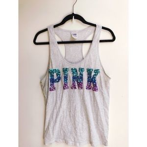 Victoria’s Secret Pink sequin tank top